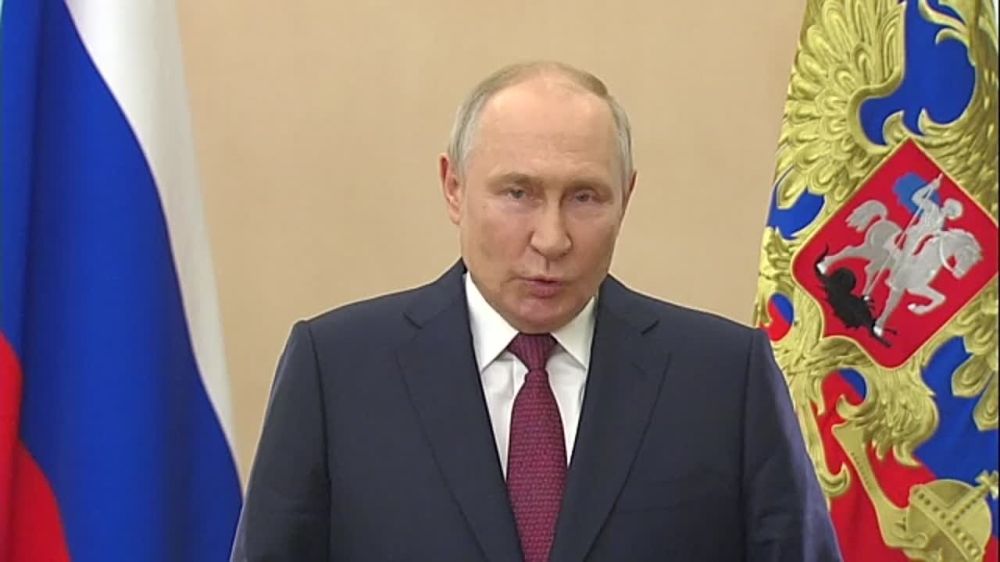 Видеообращение президента Российской Федерации Владимира Путина по случаю 80-летия освобождения Донбасса