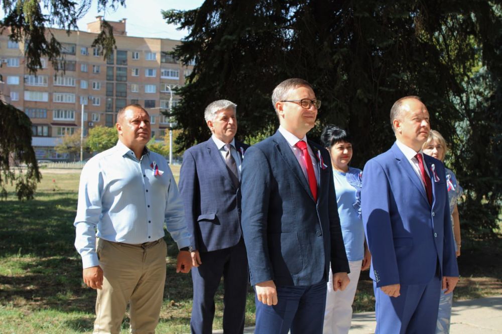 Роман Конев: В Горловке состоялось торжественное поднятие флага Российской Федерации