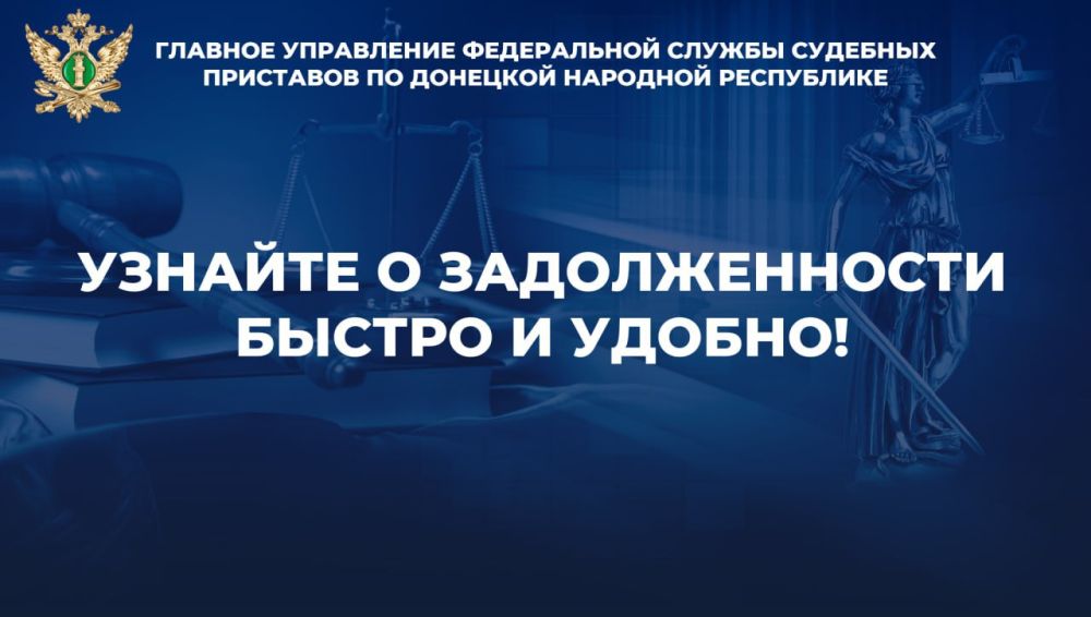 Узнать о долгах можно в дистанционном режиме