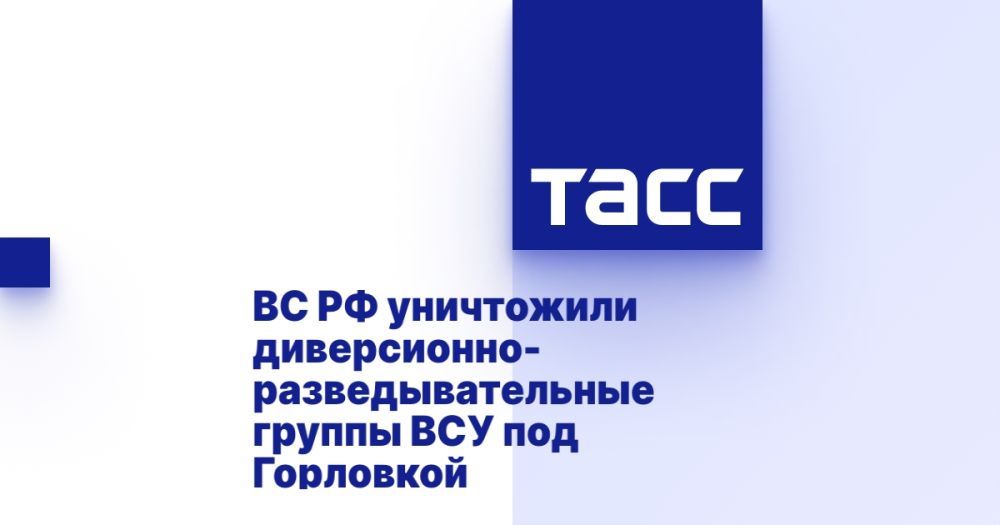 ВС РФ уничтожили диверсионно-разведывательные группы ВСУ под Горловкой