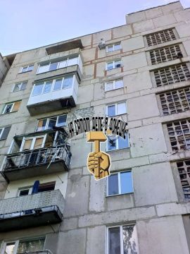 Украинские фашисты нанесли целенаправленный удар по жилым массивам Горловки сегодня утром