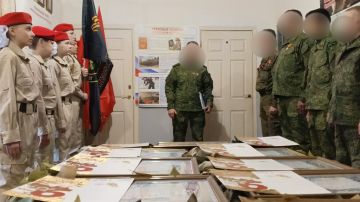 09.05.2025. Юнармейцы ВПК Амазонки и ВПК КОРСА в День Победы посетили раненых военнослужащих 1 стрелкового батальона