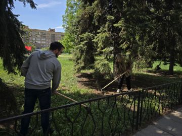 Зелёный субботник в Горловке