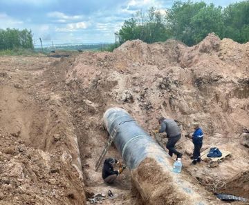 Коммунальщики закончили ремонт крупного трубопровода