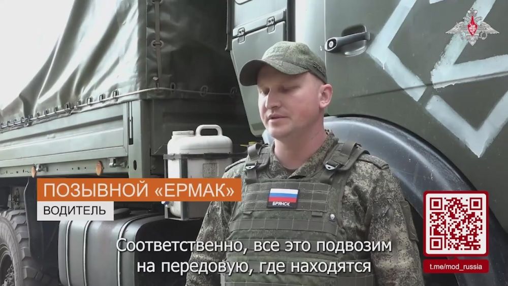 Напряженные будни воинов-автомобилистов
