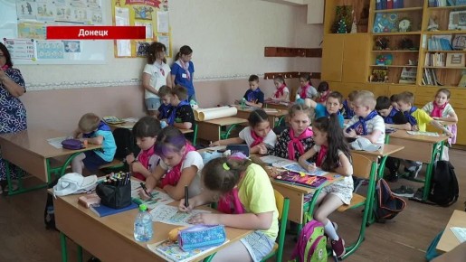 Открытие пришкольных лагерей в Республике