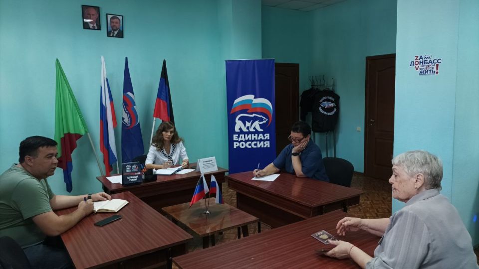 Иван Приходько: В Центрально-Городском внутригородском районе Горловки прошёл приём граждан