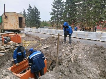 Кузбасские аварийщики продолжают работу в Горловке