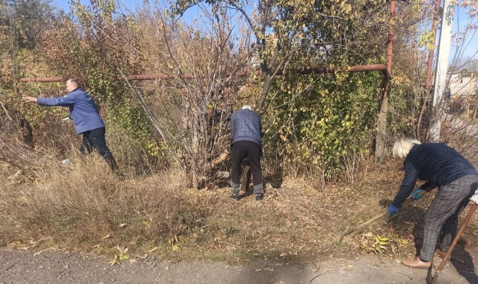 Иван Приходько: В Центрально-Городском районе Горловки состоялся субботник ТОС «Луч мира»