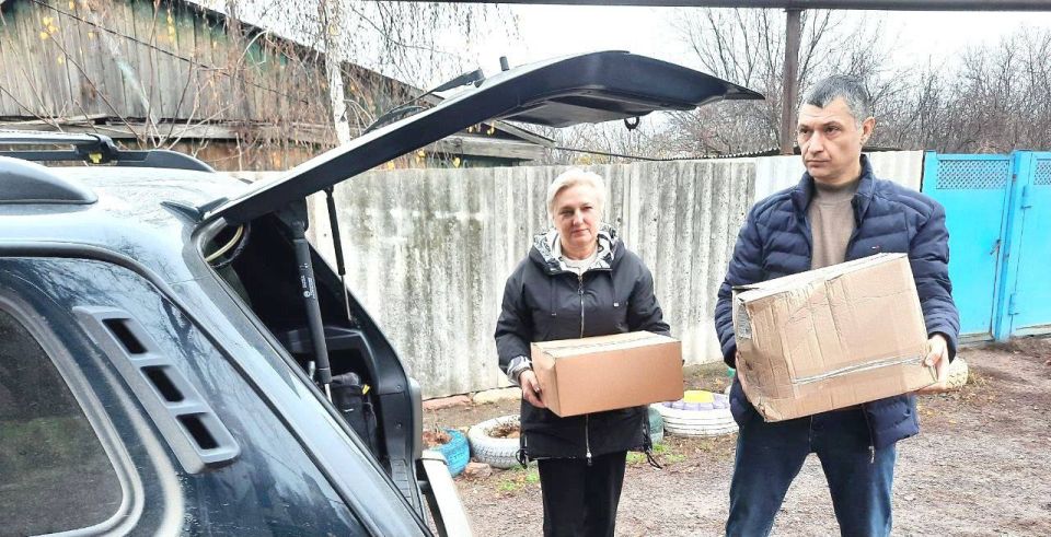 Горловским многодетным семьям – помощь и поддержка от единороссов