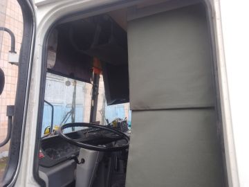 Иван Приходько: На кабину водителя автобусного маршрута № 8 в прифронтовой Горловке установили бронешаль