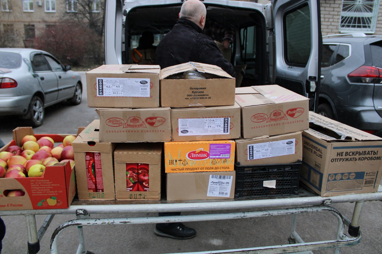 В Горловку прибыла гуманитарная помощь из Липецкой области