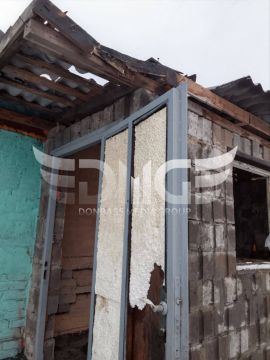 Последствия атаки БПЛА ВСУ в Горловке