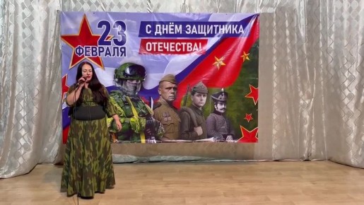 Активисты Калининского района Горловки поздравляют с Днём защитника Отечества