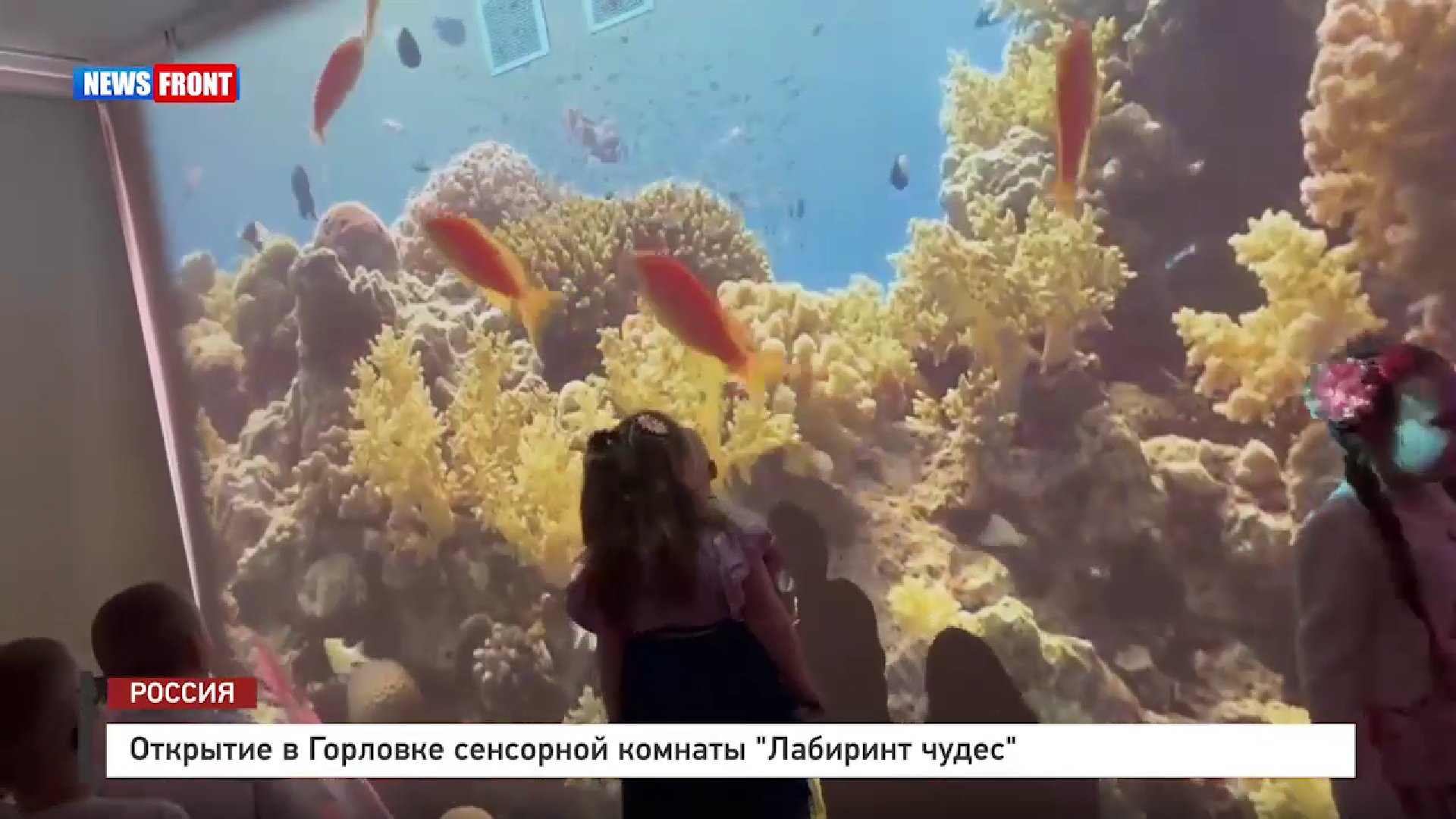 Открытие в Горловке сенсорной комнаты «Лабиринт чудес» – репортаж News Front