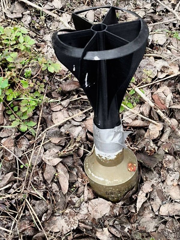 На окраине Горловки ФСБ уничтожили вражеское СВУ, содержащее боевую часть от выстрела РПГ (ТБГ-7В) массой около 2 кг