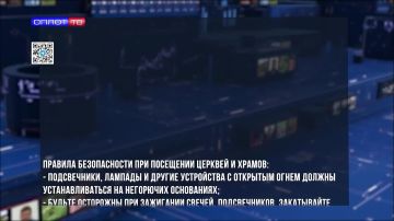 Напоминаем о правилах пожарной безопасности во время празднования Светлого Христово Воскресенья