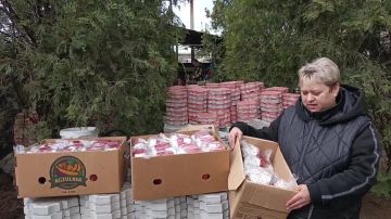 Горловские союзницы подарили пасхальную радость жителям посёлка Кочегарка