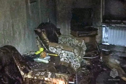 В Горловке муж и жена погибли при пожаре