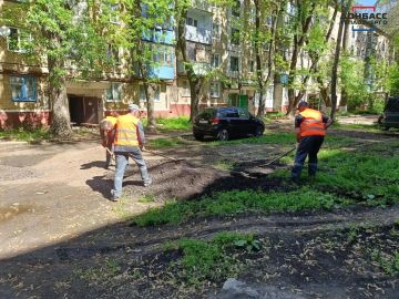 Итоги благоустройства в Калининском районе Горловки