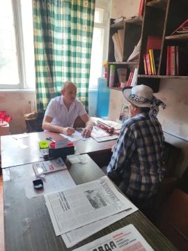 Роман Конев: 19 июня депутат Горловского городского совета Гаврилов Сергей провёл очередной приём граждан