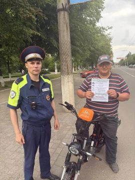 Госавтоинспекторы ведут профилактическую работу в Горловке