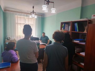 В Центрально-Городском районе Горловки состоялась встреча с трудовым коллективом