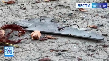 Последствия атаки БПЛА ВСУ в Центрально-Городском районе Горловки